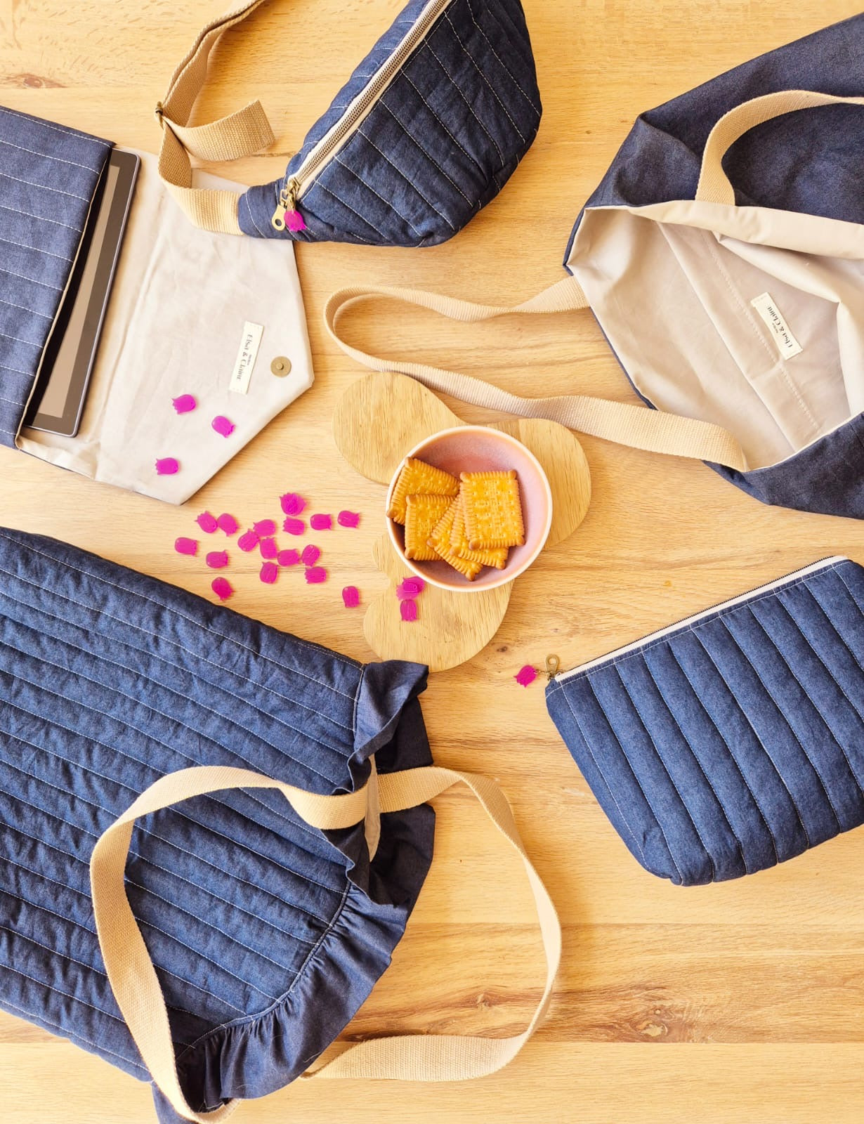 Marie - The padded tote bag