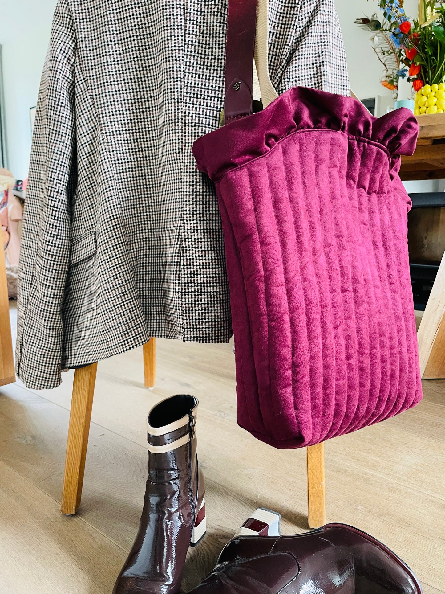 Marie -  The padded tote bag